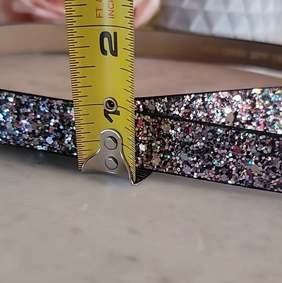 NWT Kate Spade glitter Bow belt. Size S - Picture 4 of 7